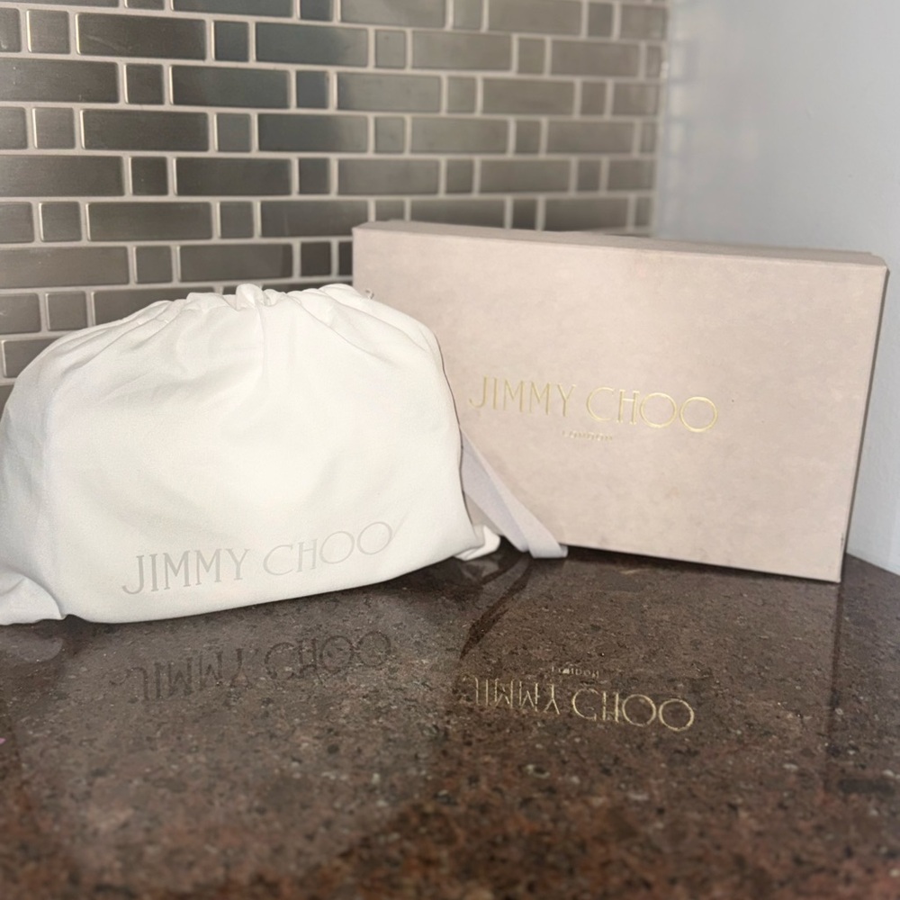 Jimmy Choo White Crossbody Bag